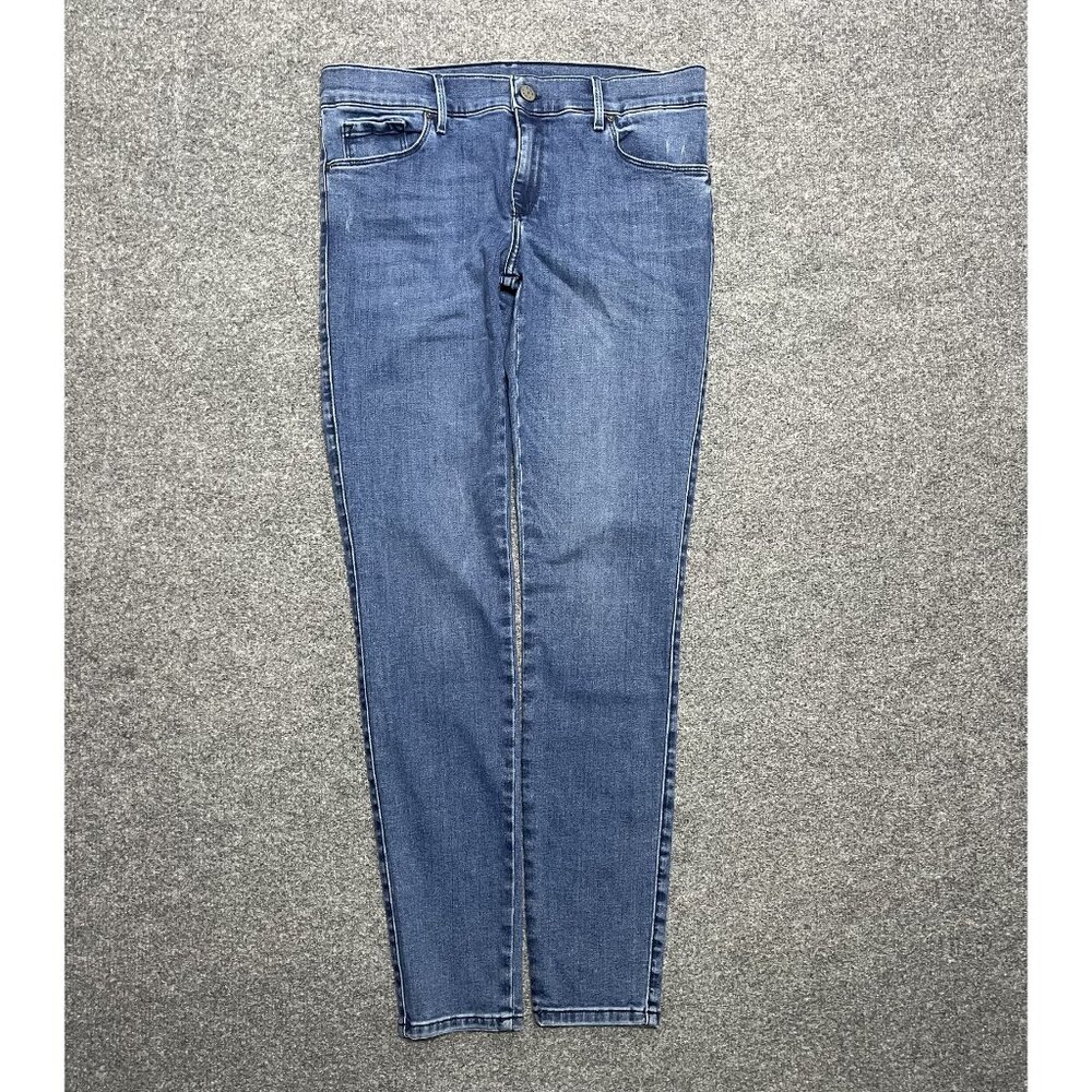 Mott & Bow Womens Mid-Rise Skinny Jeans W29 L30 Blue Denim - Picture 1 of 5